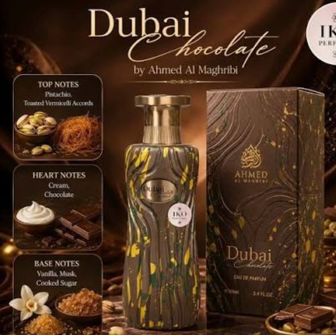 DUBAI CHOCOLATE BY AHMED AL MAGHRIBI ORIGINAL - Image 1