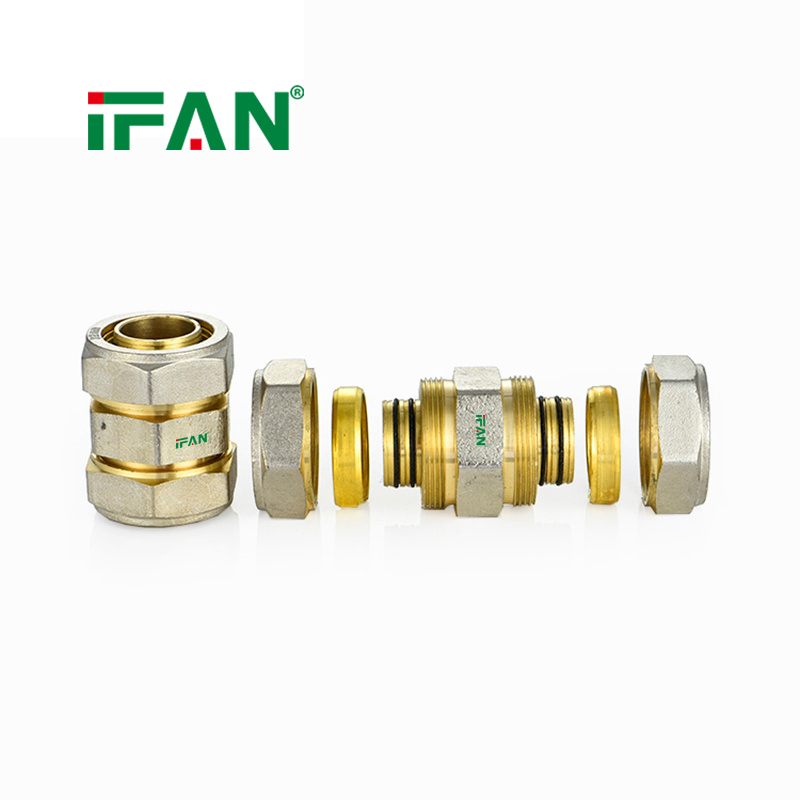 IFAN Hot Popular 16-32mm Brass Compression Fitting Customized PEX Water Fitting - Gallery Image 7