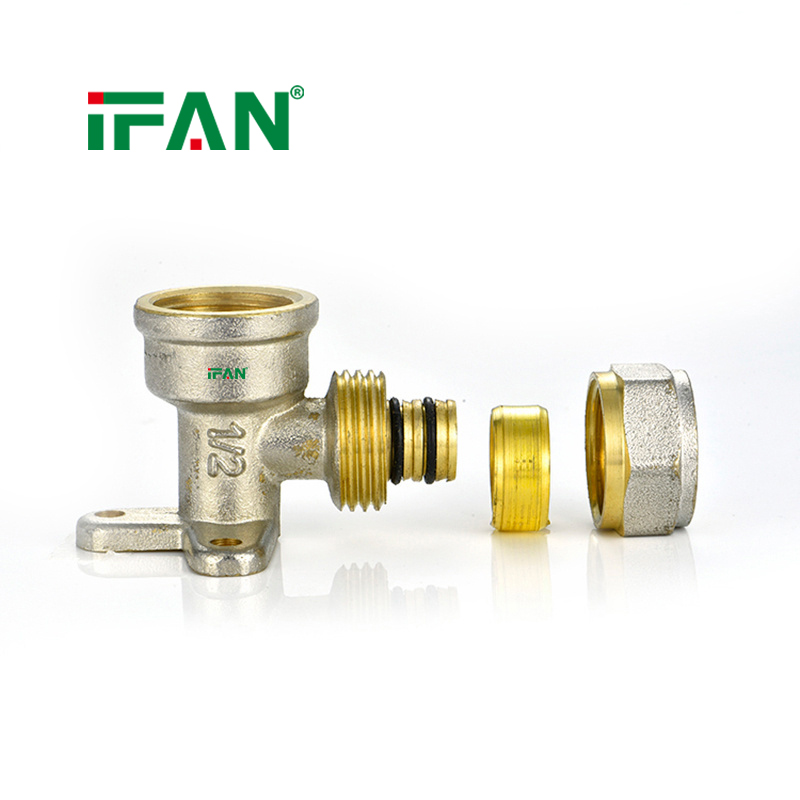 IFAN Full Sizes Brass Elbow PEX Pipe Water Tube Forged Hose Compression Fittings Manufacturing High Quality PEX Pipe Fittings