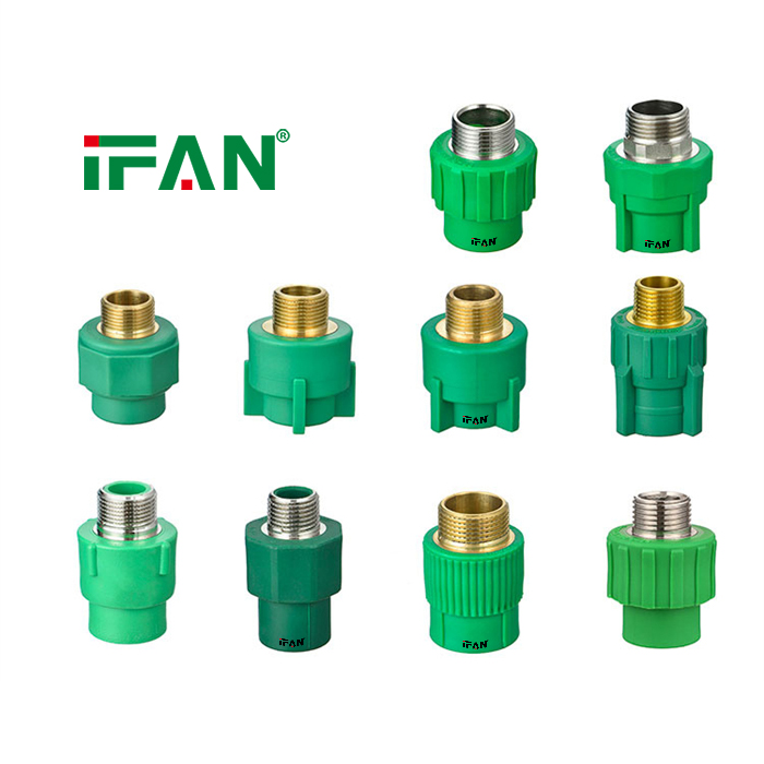 IFAN Professional Supply PPR Pipe Fitting Male Socket Pipe Fittings PPR Water Pipe Fittings