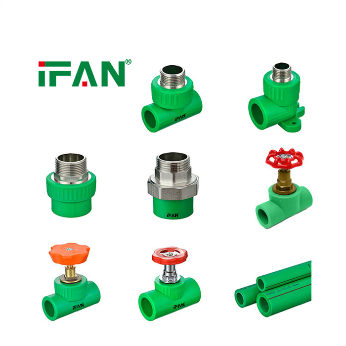 IFAN Factory Original PPR Fitting New Design Pipe Fittings 20-125mm PPR Water Pipe Fittings - Gallery Image 1
