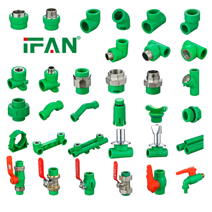 IFAN PPR Fitting New Design Pipe Fittings 20-125mm PPR Water Pipe Fittings - Gallery Image 1
