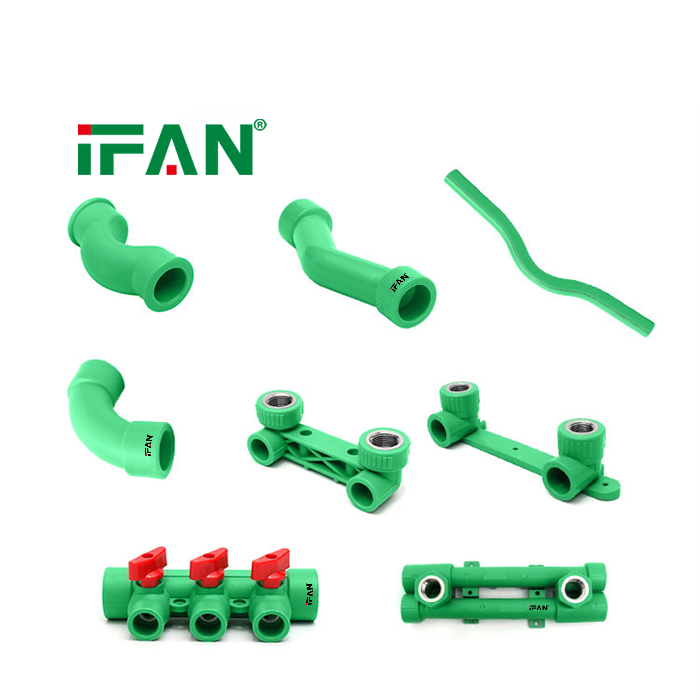IFAN Factory Original PPR Fitting New Design Pipe Fittings 20-125mm PPR Water Pipe Fittings - Gallery Image 2