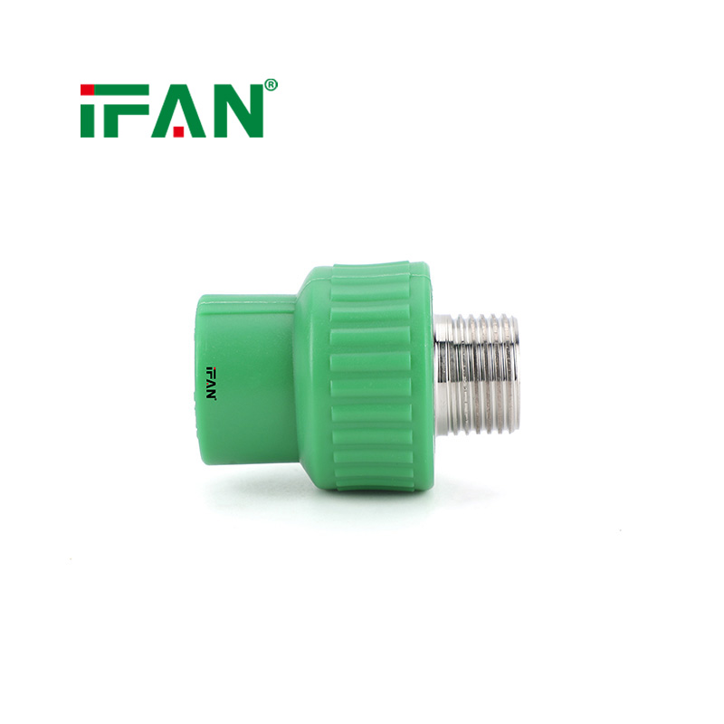 IFAN Factory Customized PPR Stainless Steel Adapter Male Threaded Coupling Fitting to Connect PPR Pipes - Gallery Image 3