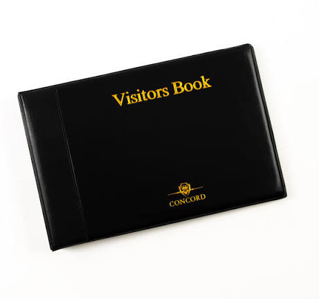 Visitors book