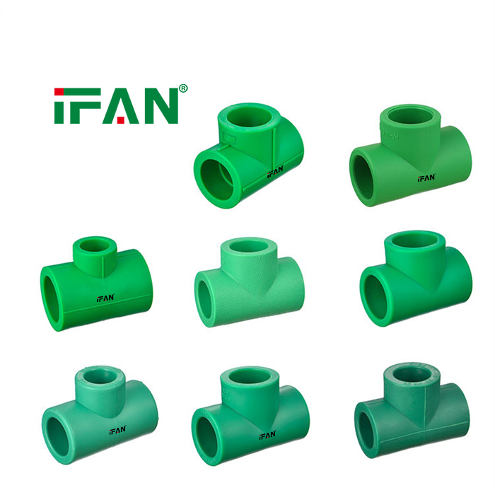 IFAN Water Supply PPR Fitting Plastic Pipe Fittings 20-125mm PPR Water Pipe Fittings