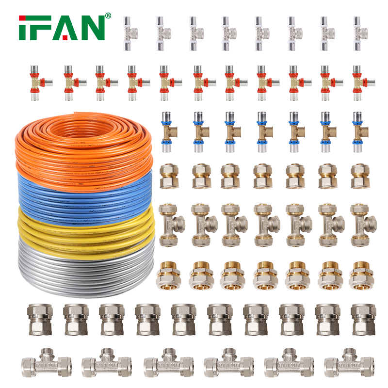IFAN Reliable Supplier PEX Al PEX Fitting Water Supply Brass PEX Fittings PEX Pipe Fitting