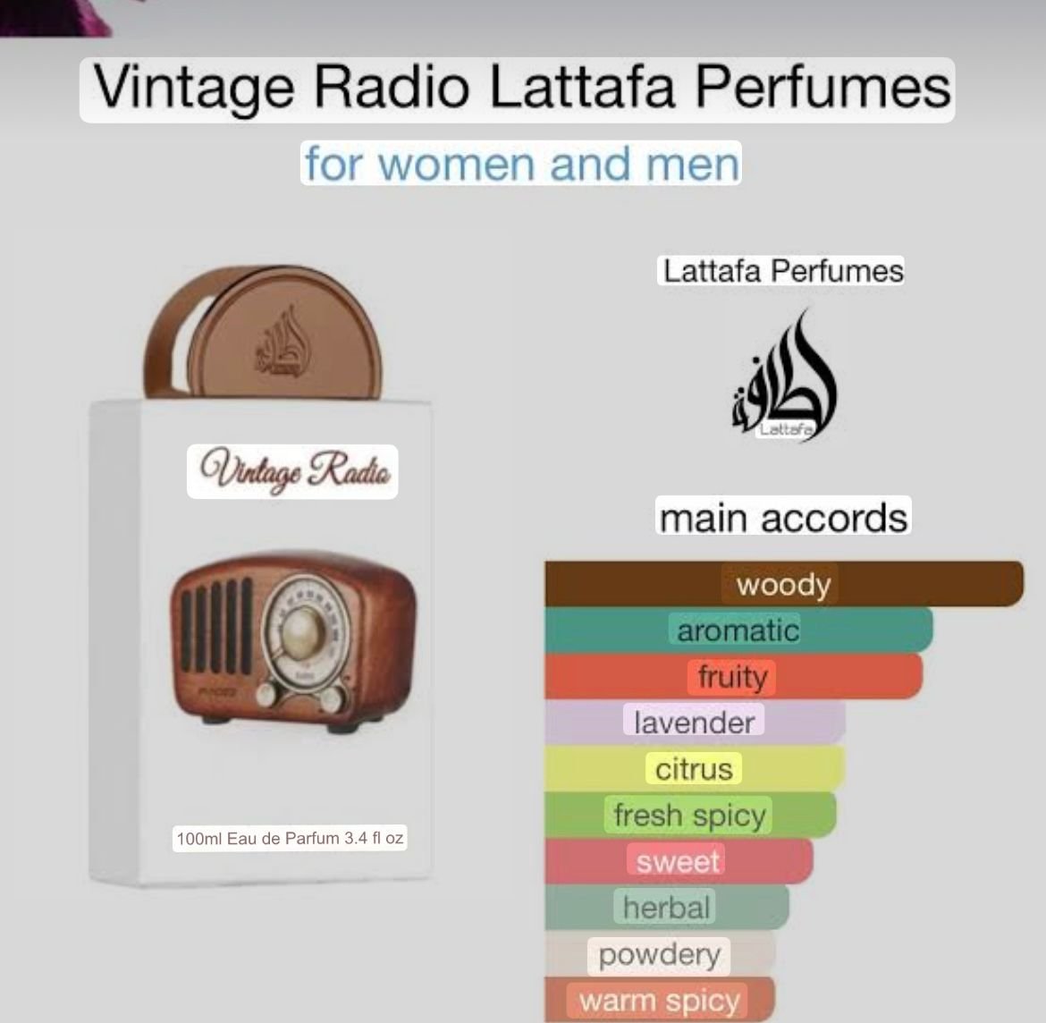 VINTAGE RADIO FRAGRANCE - Image 1