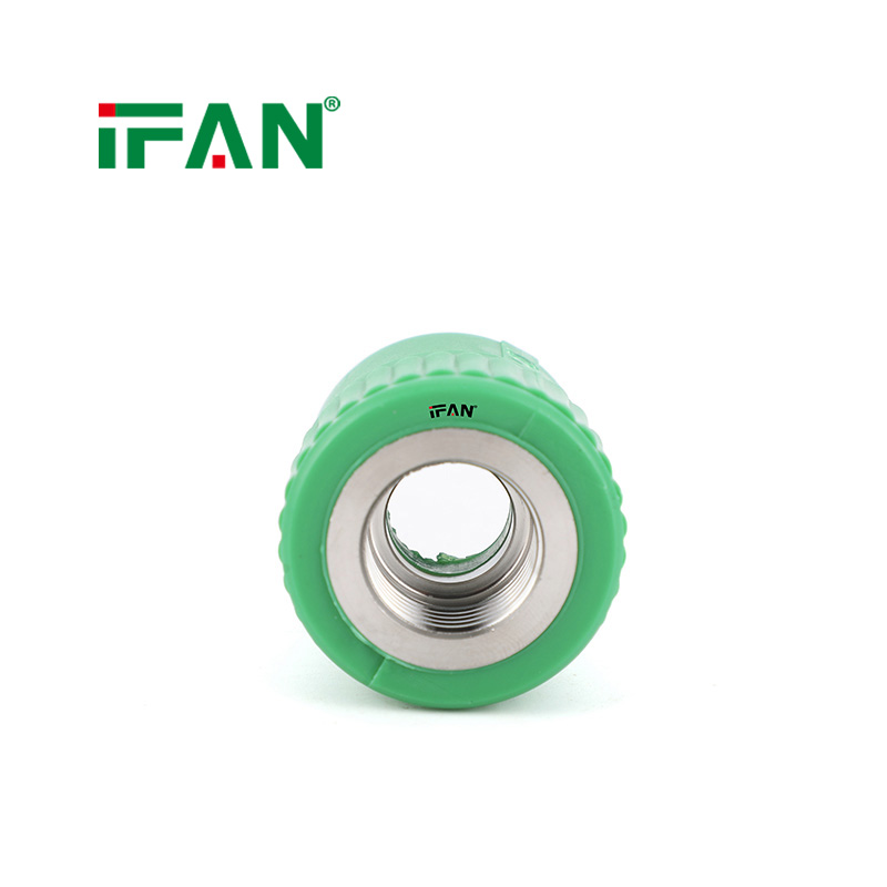 IFAN High-Quality Green PPR Fittings Factory Price ISO 15874 Stainless Steel Threaded PPR Pipe Fitting - Gallery Image 1