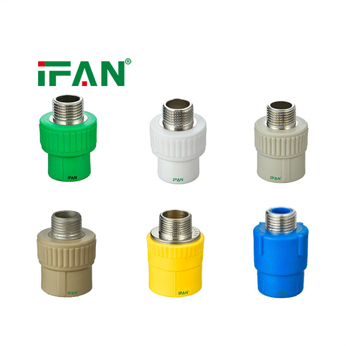 IFAN Factory Original PPR Pipe Fitting Male Scoket Pipe Fittings PPR Water Pipe Fittings